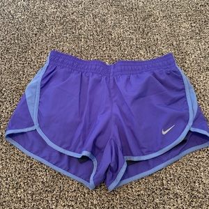 Nike Purple dri-fit athletic shorts